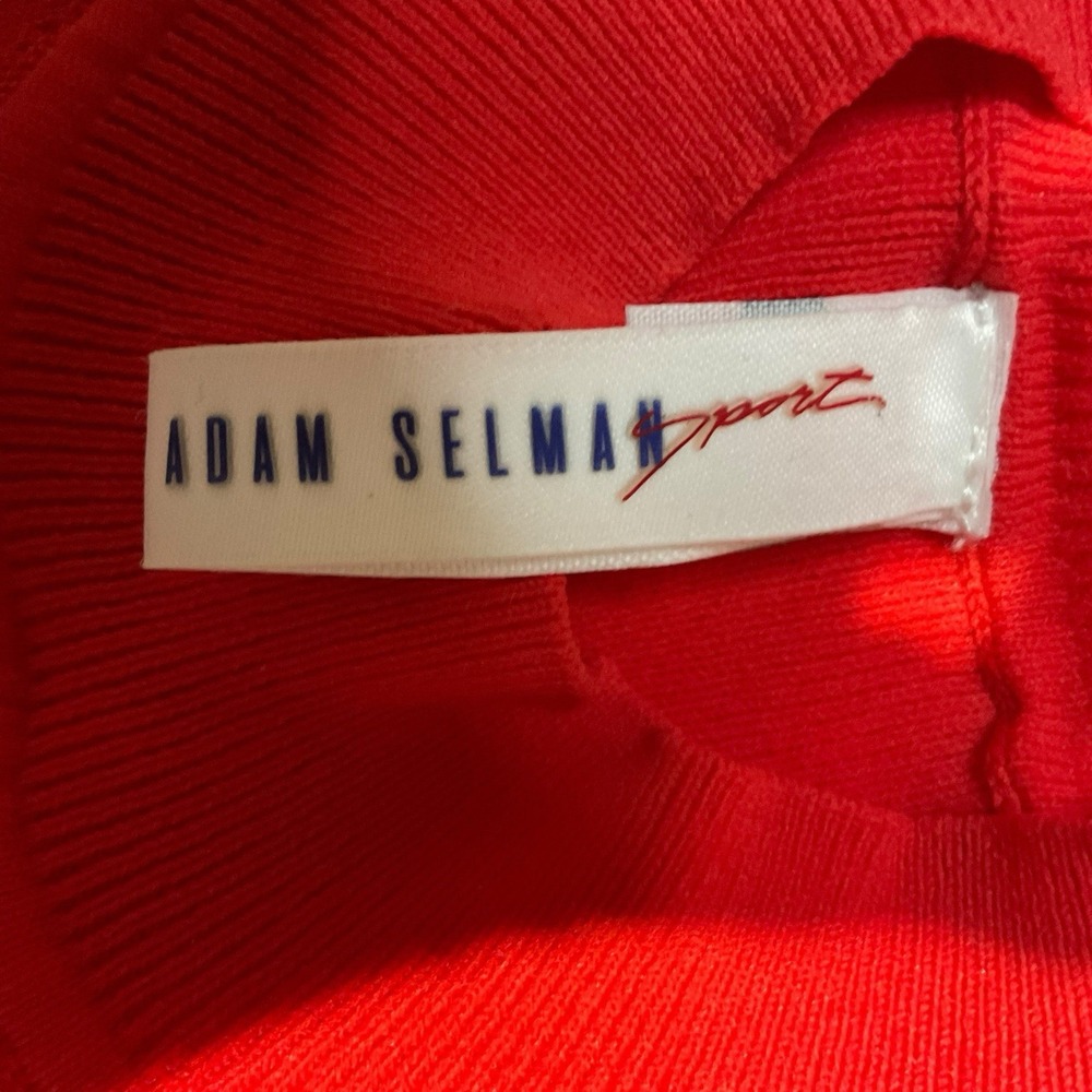 adam selman sport Red Top  Athletic Sleeveless Shirt Casual Size Small Women - Picture 5 of 8